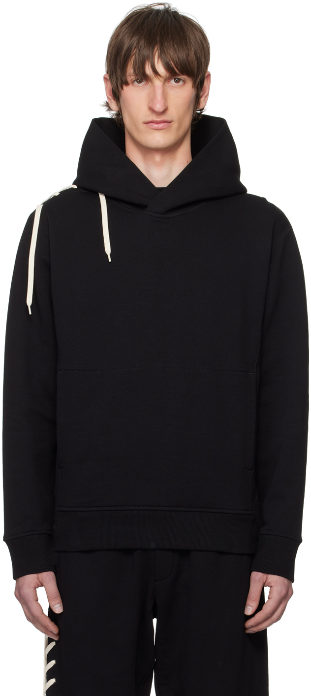 Black Laced Hoodie