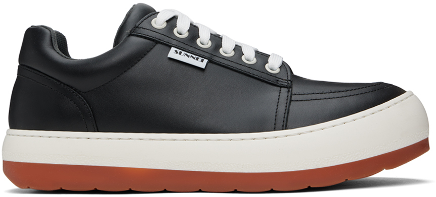 Black Dreamy Sneakers by SUNNEI on Sale