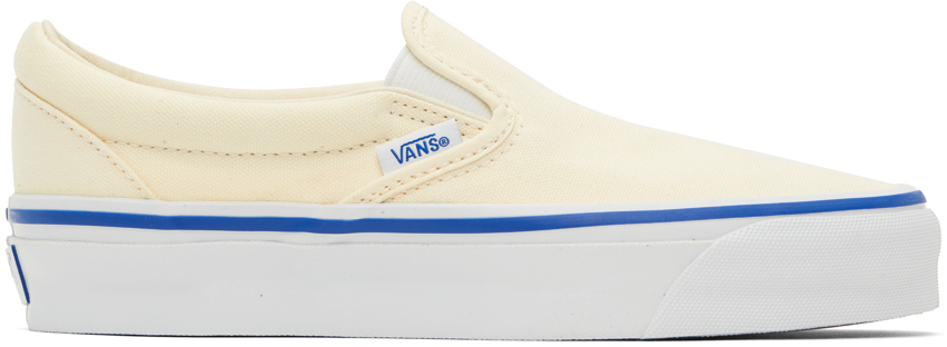 Knock off white slip on cheap vans