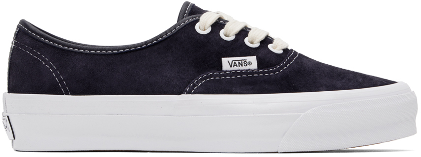 Shop Vans Navy Authentic Reissue 44 Lx Sneakers In Lx Pig Suede Bariton