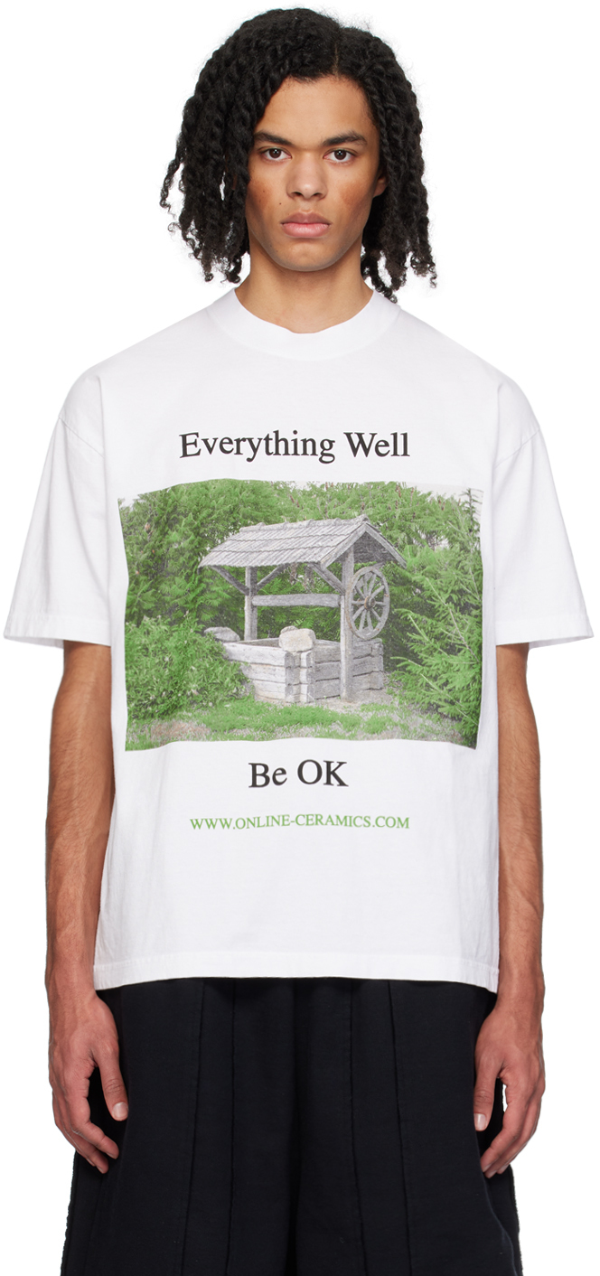 White 'Everything Well Be Ok' T-Shirt
