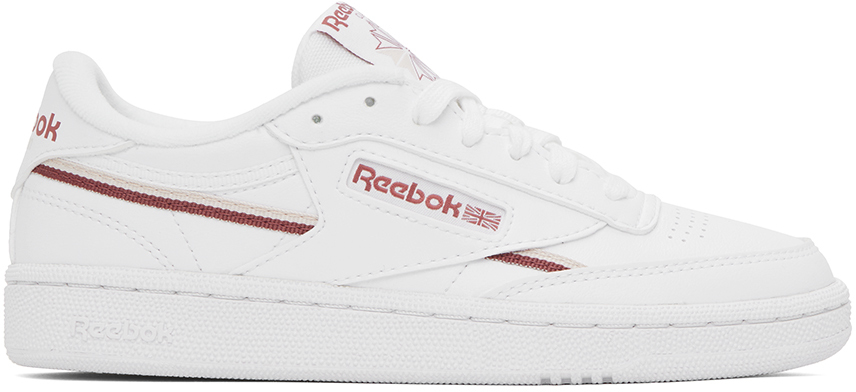 Reebok White Club C 85 Vegan Sneakers In White/sedros/white