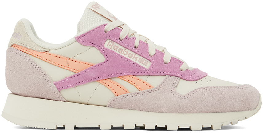 reebok pink suede trainers