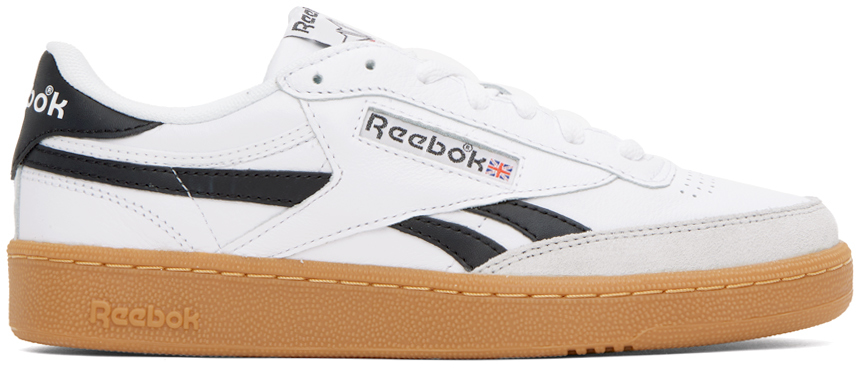 Reebok White Club C Revenge Vintage Sneakers In White/black/gum