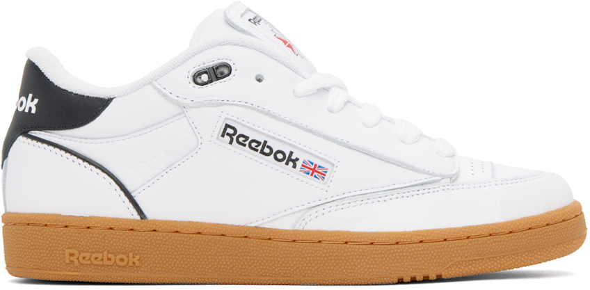 Shop Reebok White Club C Bulc Sneakers In Ftwwht/black/rbkg03