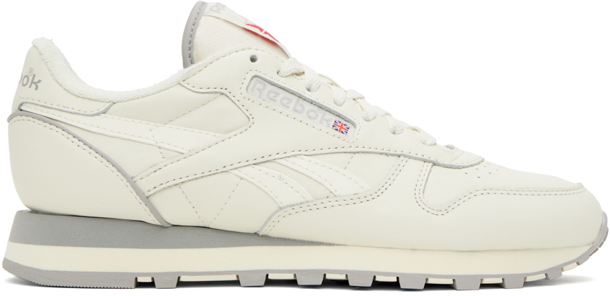 Shop Reebok Off-white Classic Leather 1983 Vintage Sneakers In Vtgchalk/mghgry/vect