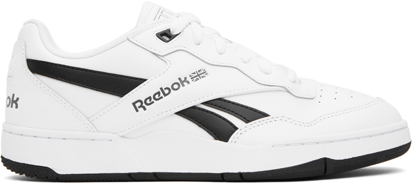 Shop Reebok White Bb 4000 Ii Sneakers In Ftwwht/cblack/purgry