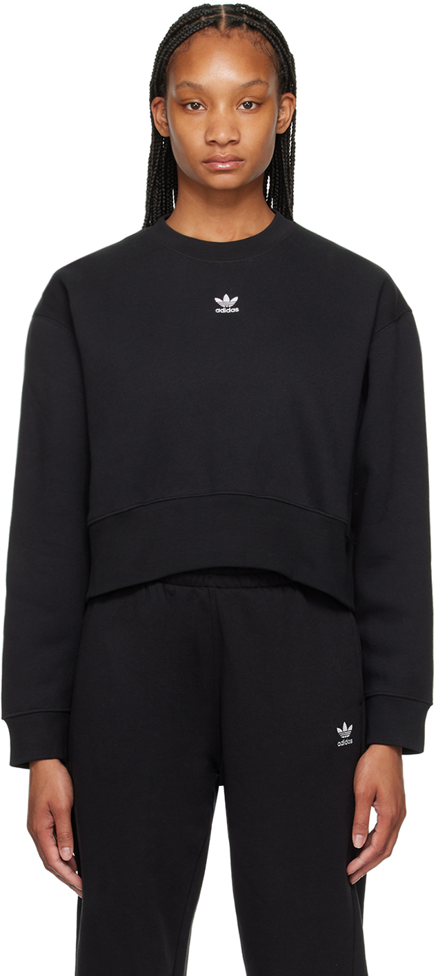Black Adicolor Essentials Sweatshirt