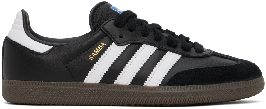adidas Originals: Black & White Samba OG Sneakers | SSENSE Canada