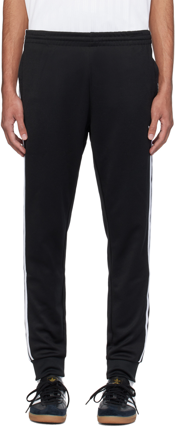 Adidas Originals Black 3-stripe Sweatpants
