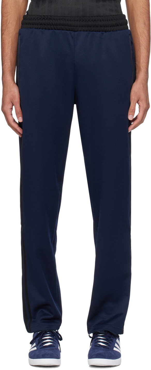 Adidas Originals Navy Premium Track Pants In Blue