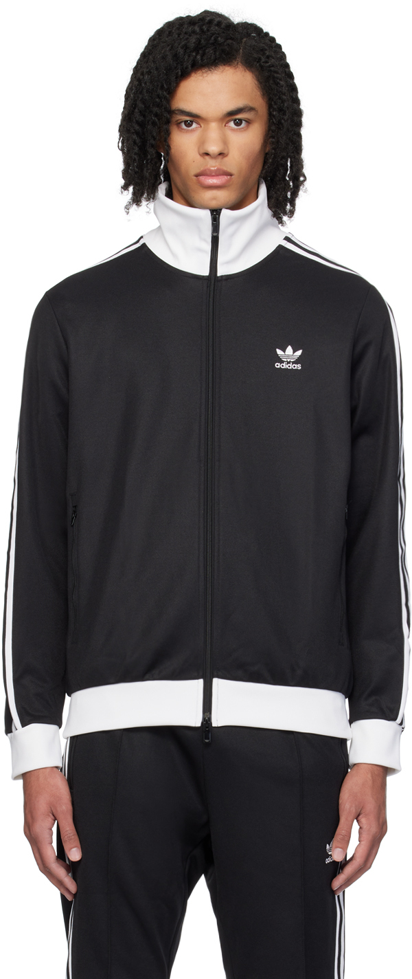 Black & White Beckenbauer Track Jacket