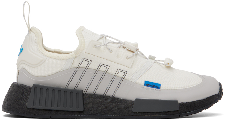 Adidas Originals Off-white Nmd R1 Trainers In Off White /grey Two/