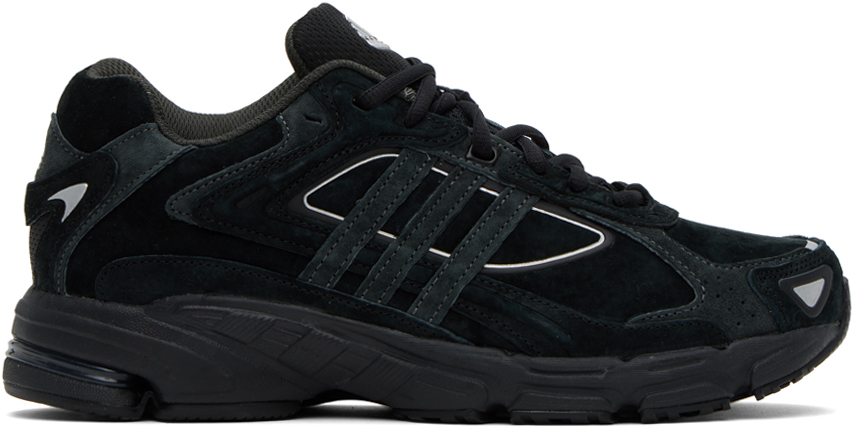 Adidas Originals Black Reponse Cl Trainers In Core Black/carbon/co