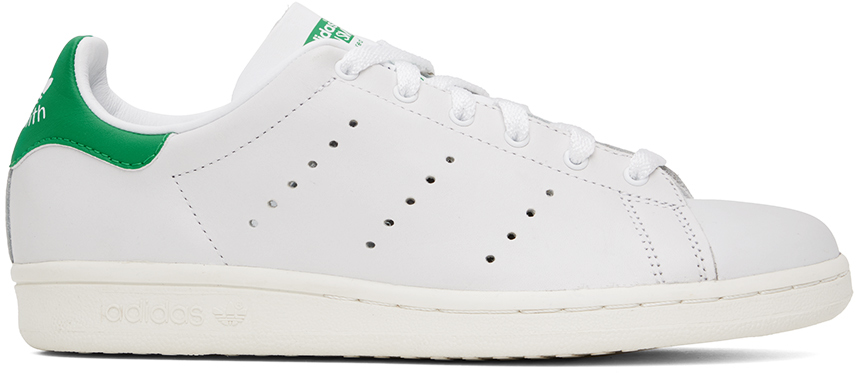 Shop Adidas Originals White Stan Smith 80s Sneakers In Ftwr White / Ftwr Wh