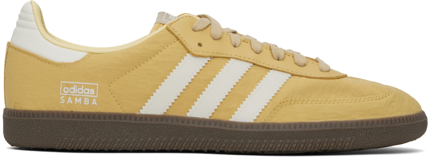 adidas Originals: Yellow Samba OG Sneakers | SSENSE Canada