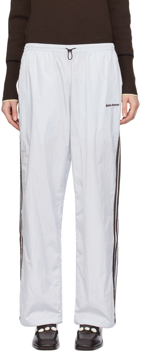 Wales Bonner Blue Adidas Originals Edition Track Trousers In Blue Tint