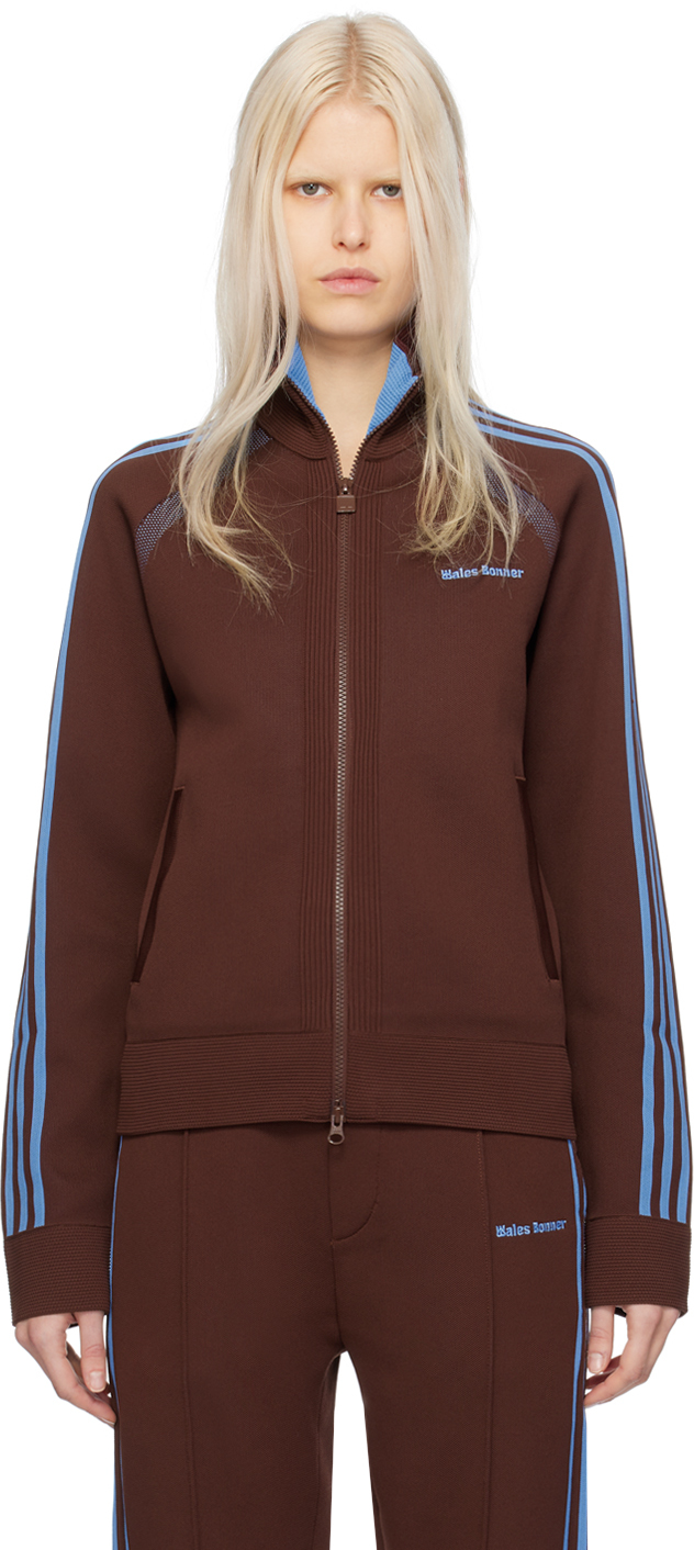 Wales Bonner Brown Adidas Originals Edition Track Jacket In Mystery Brown
