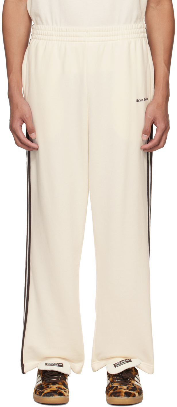 Wales Bonner Off-white Adidas Originals Edition Statement Track Trousers In Chalk White