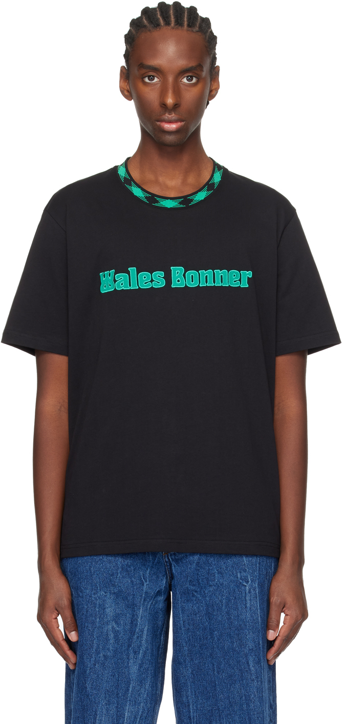 Shop Wales Bonner Black Original T-shirt