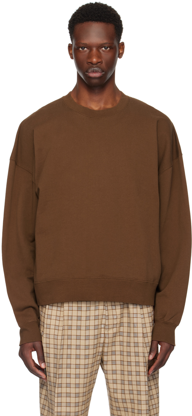 Shop Cmmn Swdn Brown Trek Sweatshirt