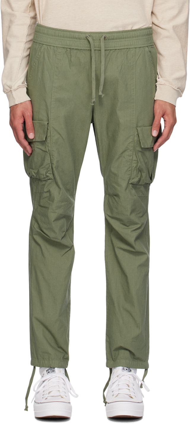 Green Relaxed Cargo Pants
