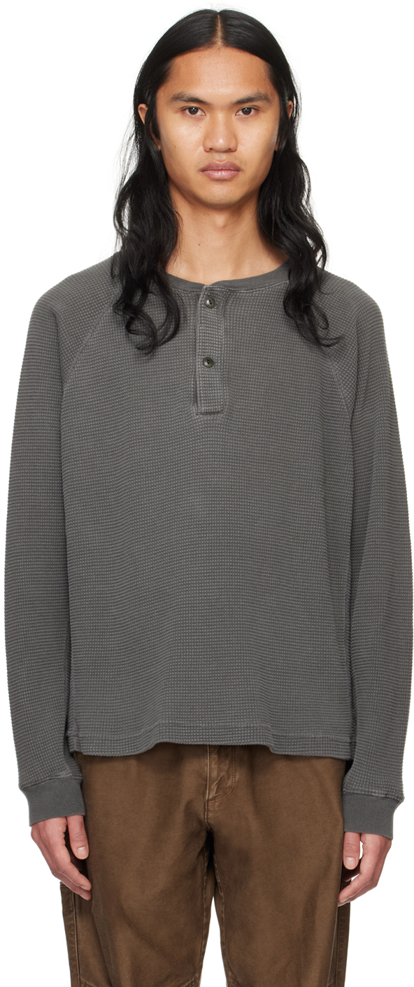 Gray Thermal Henley