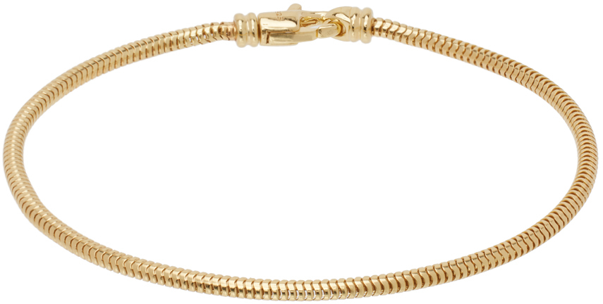 本日限定 美品 TOMWOOD｜Snake Bracelet Gold