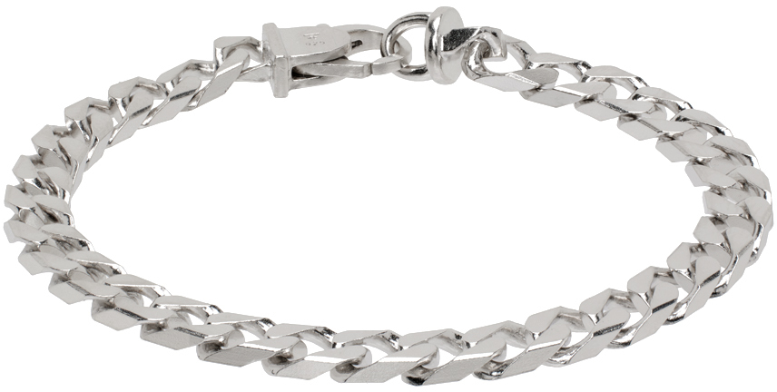 Tom Wood Thick rolo-chain bracelet - Silver