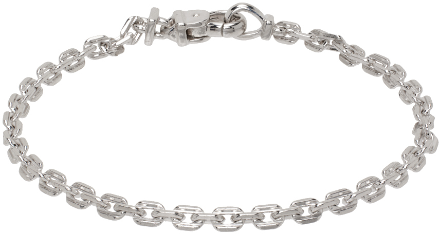 Tom Wood: Silver Anker Bracelet | SSENSE