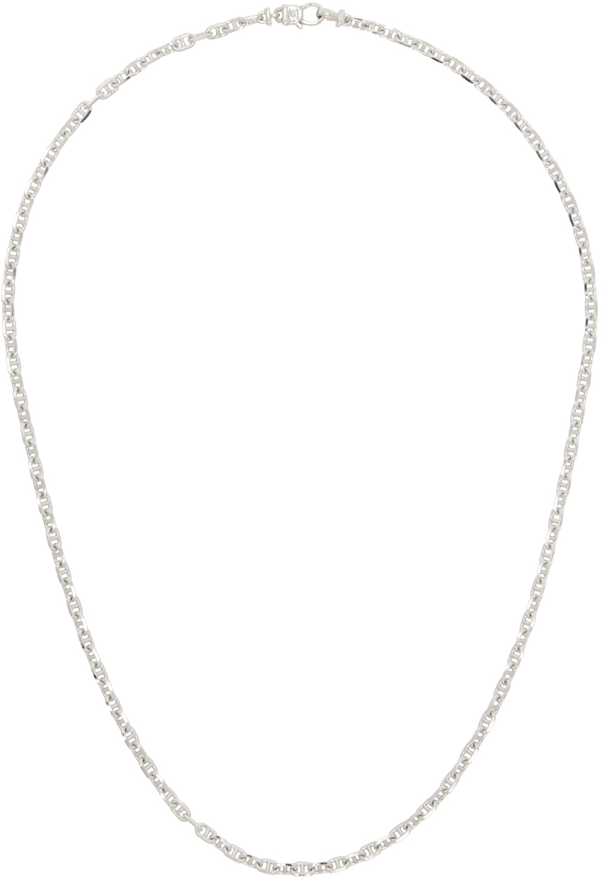 Tom Wood Silver Cable Chain Necklace