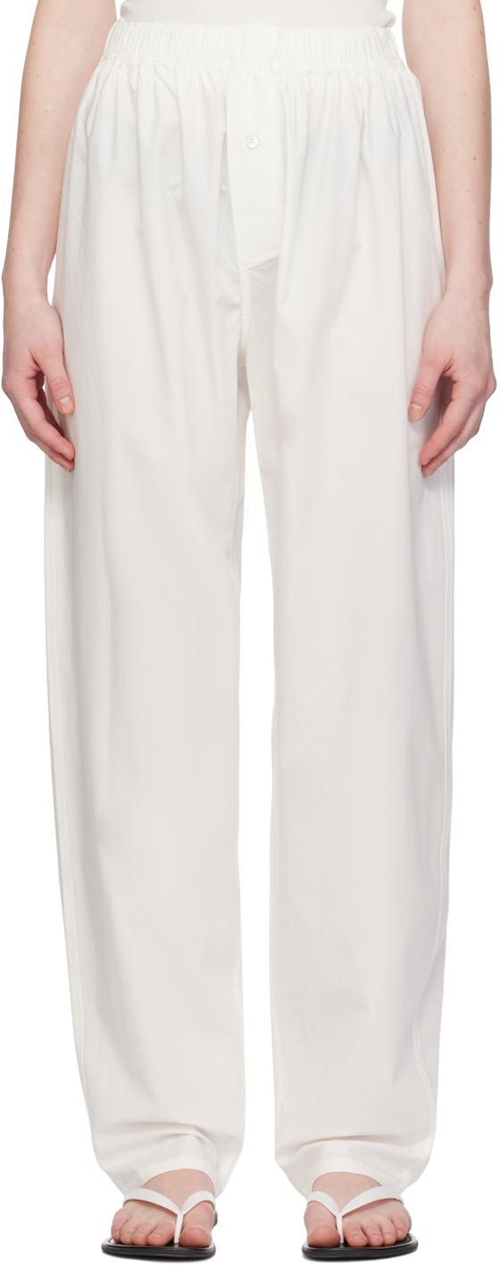 Shop Interior White 'the Nicola' Lounge Pants In Whiteout