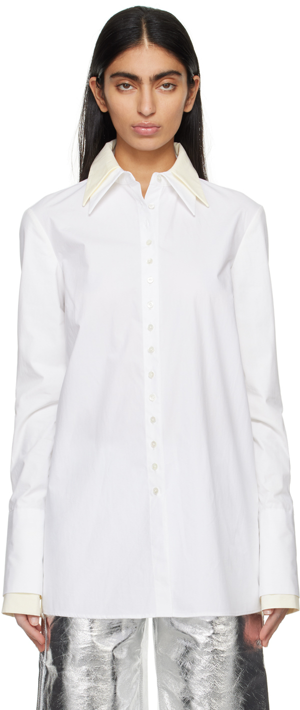 Interior Off-white 'the Nuno' Shirt In Cream