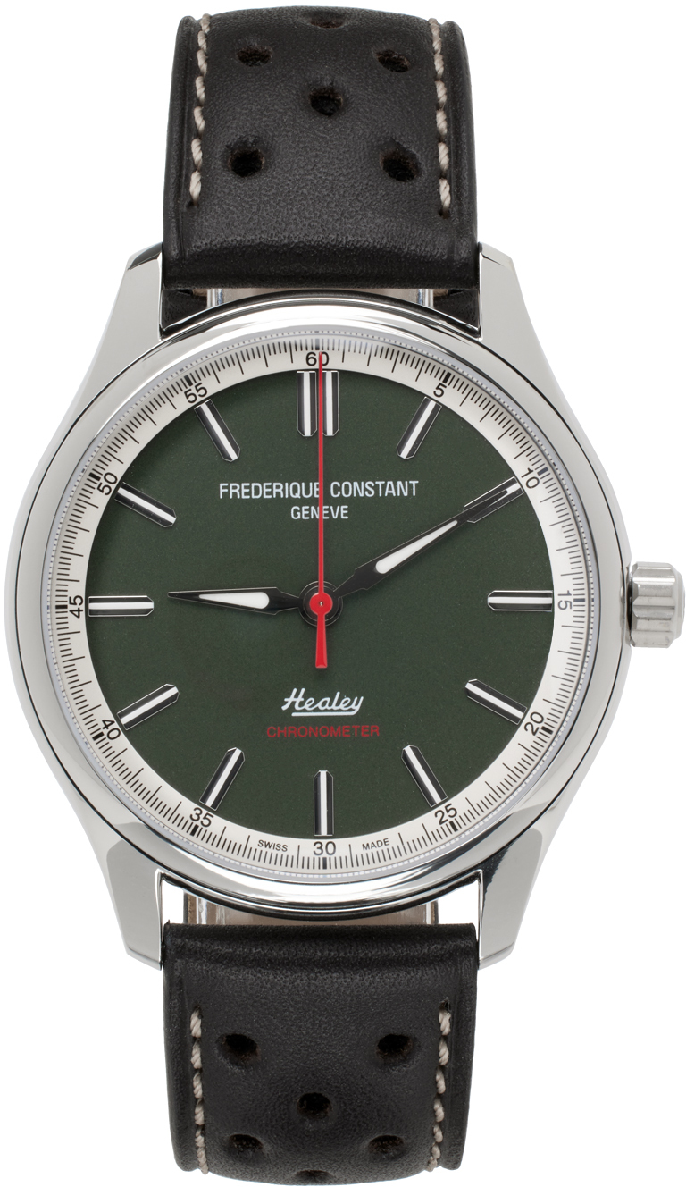 Frédérique Constant Brown & Green Vintage Rally Healey Automatic COSC Watch