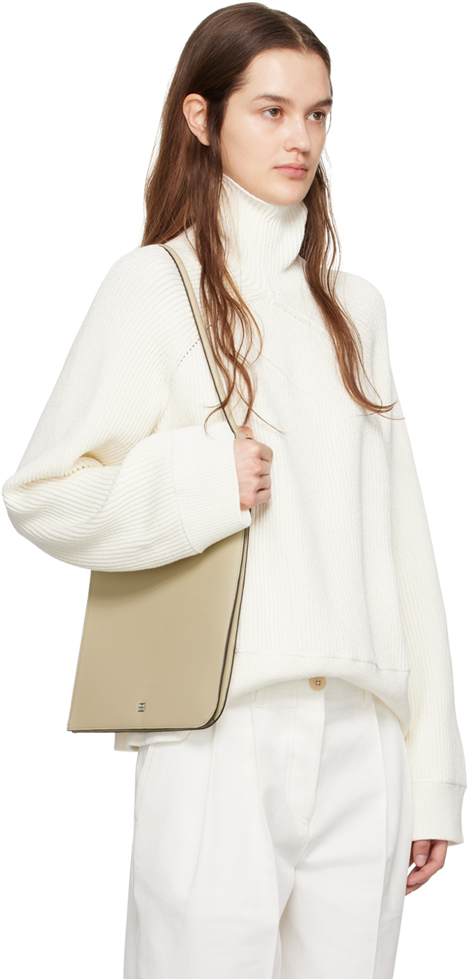 Totême Off-white Raglan Turtleneck In 047 White