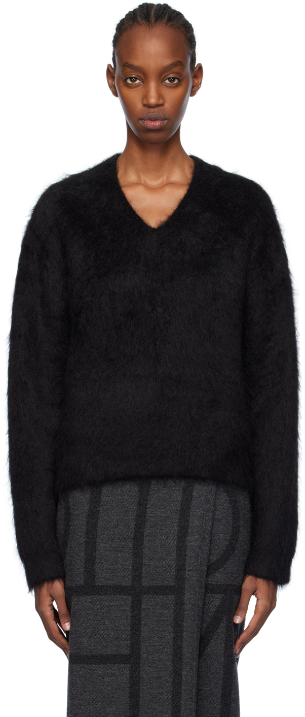 Petite black sweater hotsell