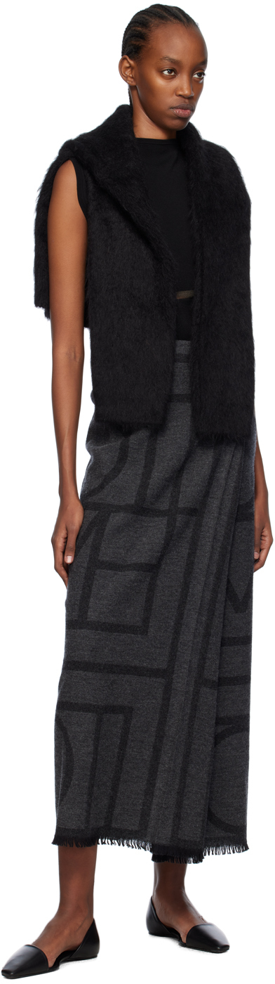 Totême High-neck Evening Top Black In 001 Black