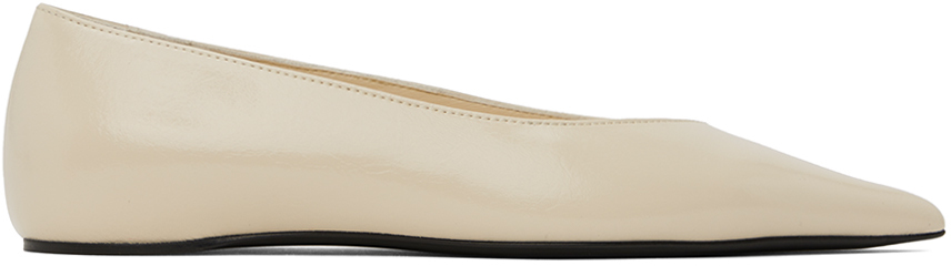 【裏張済】TOTEME Asymmetric Ballerina 38 Patent asymmetric ballerinas black – TOTEME