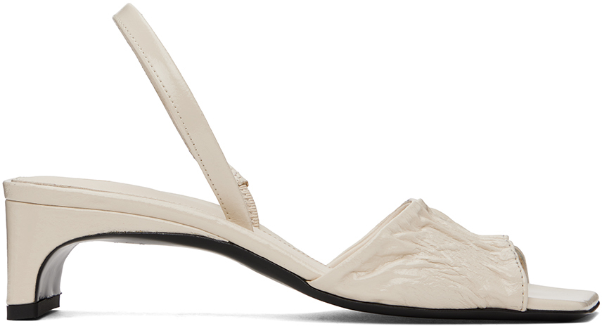 Off-White 'The Gathered Scoop' Heeled Sandals
