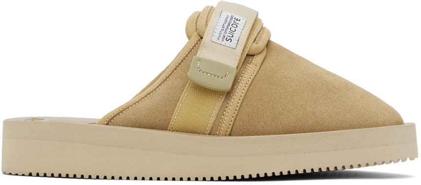 【関税込み】Suicoke ベージュ ZAVO-VS ミュール Suicokeのベージュ ZAVO-VS ミュールがセール中