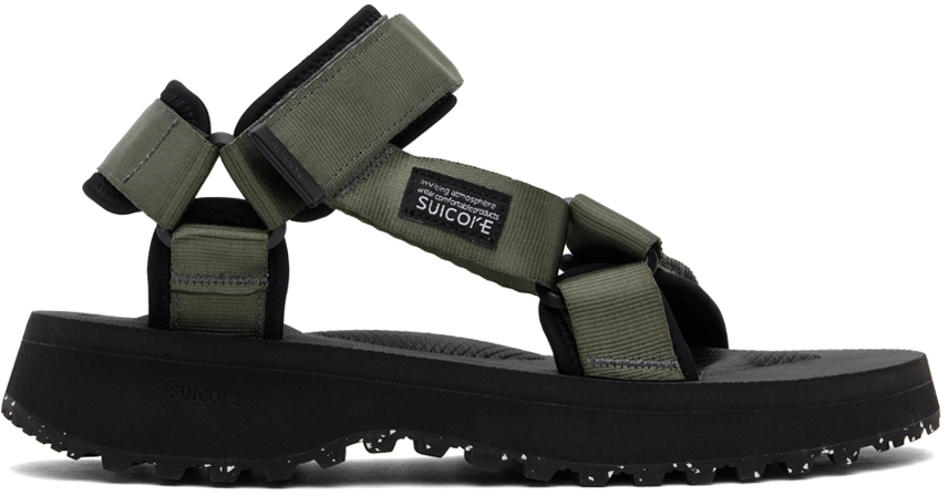 Green & Black DEPA-2TRab Sandals