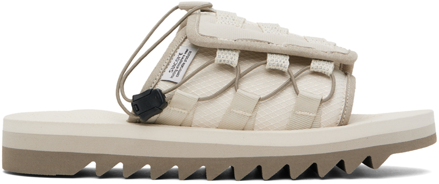 Shop Suicoke Off-white Dao-2ab2 Sandals In Limestone