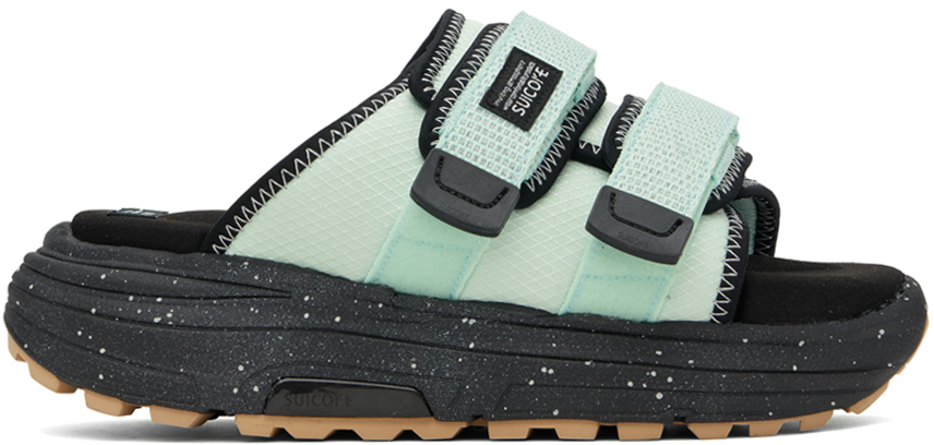 【関税込み】Suicoke グリーン&ブラック MOTO-RUN2 サンダル Suicokeのグリーン&ブラック MOTO-RUN2 サンダルがセール中