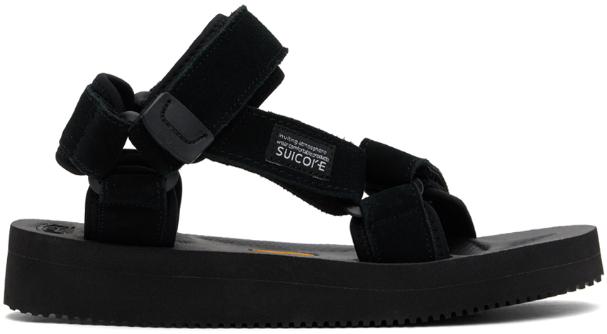Suicoke Black Depa-v2s Sandals