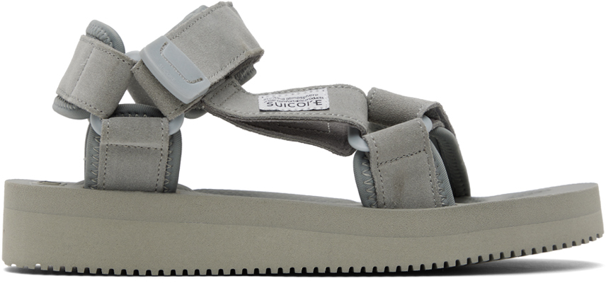 Suicoke Grey Depa-v2s Sandals