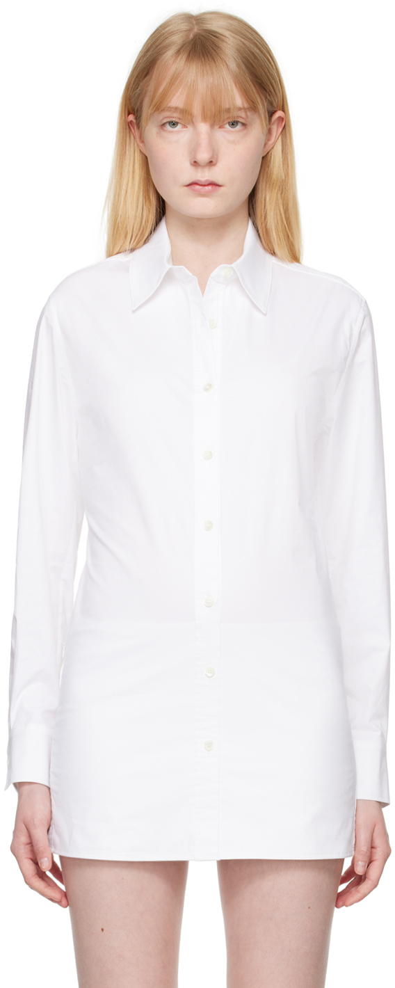 Shop Recto White David Minidress In Off White