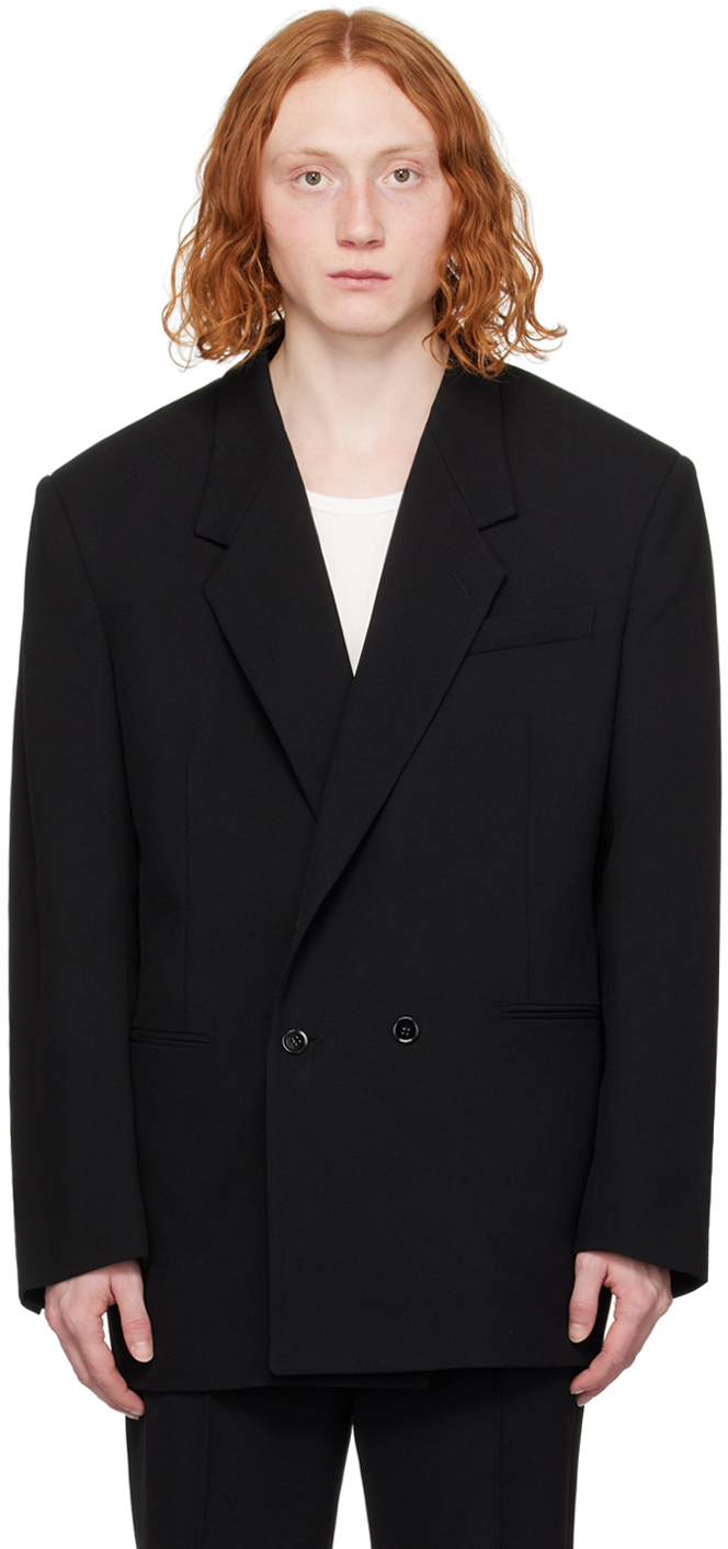 Black Groove Blazer by Recto on Sale