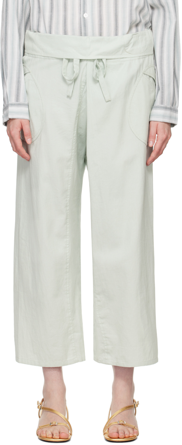 Shop Gimaguas Gray Oahu Trousers In Grey