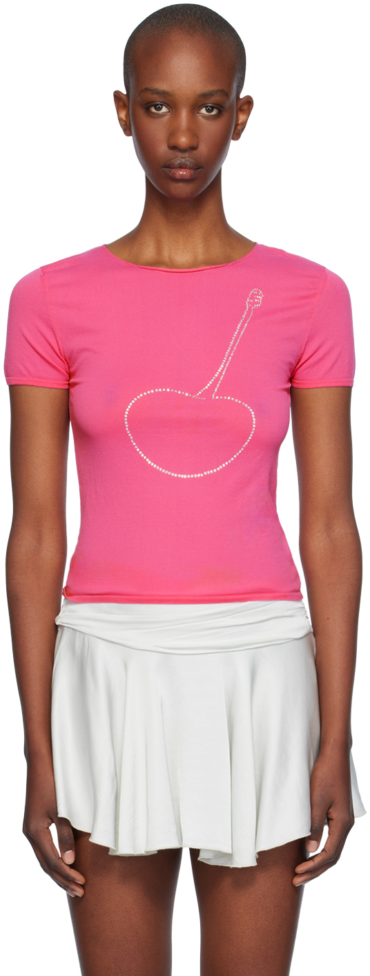 Pink Cherry Shinny T-shirt