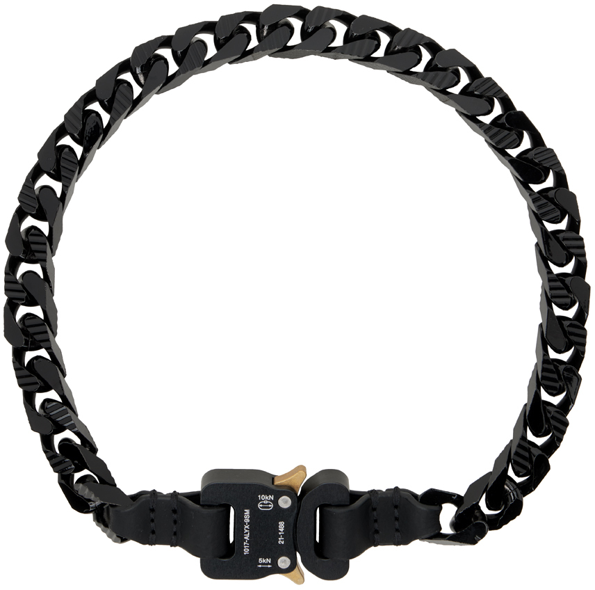 Black Colored Chain Necklace
